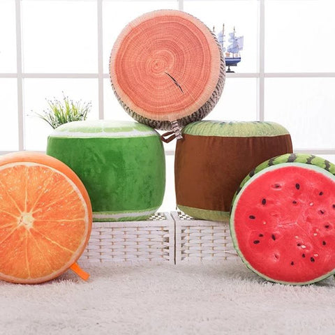 Inflatable Stool Creative Cartoon Fruit Benches