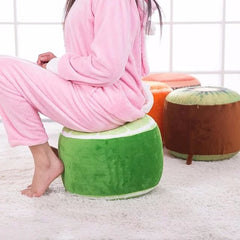 Inflatable Stool Creative Cartoon Fruit Benches