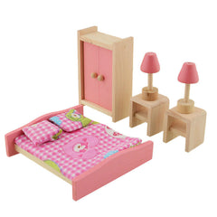 Doll Bathroom Furniture Dollhouse Wooden Miniature