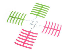 Nonslip Neck Belts Tie Velvet Fishbone Hangers