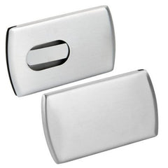 Stainless Steel Name Business Credit Card Holder Case