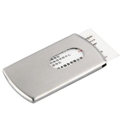 Stainless Steel Name Business Credit Card Holder Case