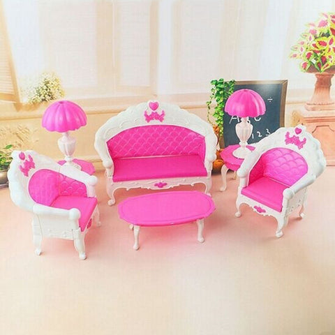 Dollhouse for Barbie Doll Furniture Playset