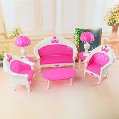 Dollhouse for Barbie Doll Furniture Playset