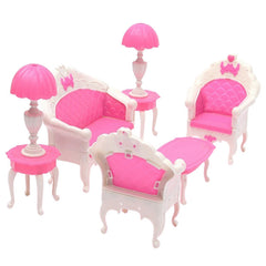 Dollhouse for Barbie Doll Furniture Playset