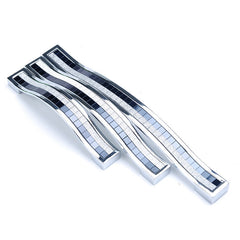 Modern Colorful Alloy Crystal Glass Furniture Handle