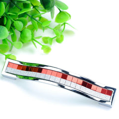 Modern Colorful Alloy Crystal Glass Furniture Handle