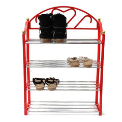 Environmental Plastic Home 4 Tier Shoes Rack