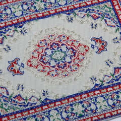 Furniture Miniature Woven Rug Carpet Multi- Colored